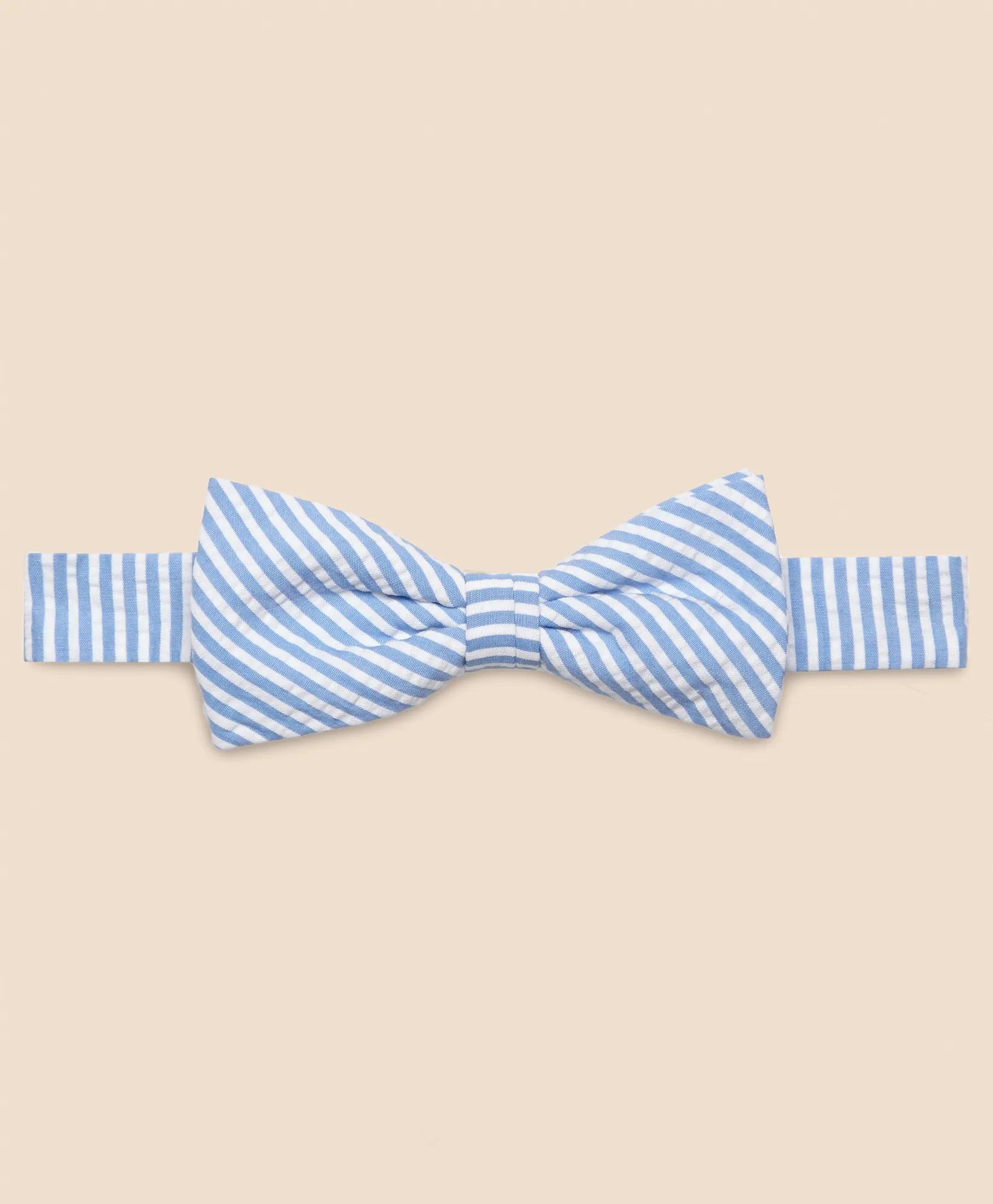Boys Seersucker Bow Tie, image 1