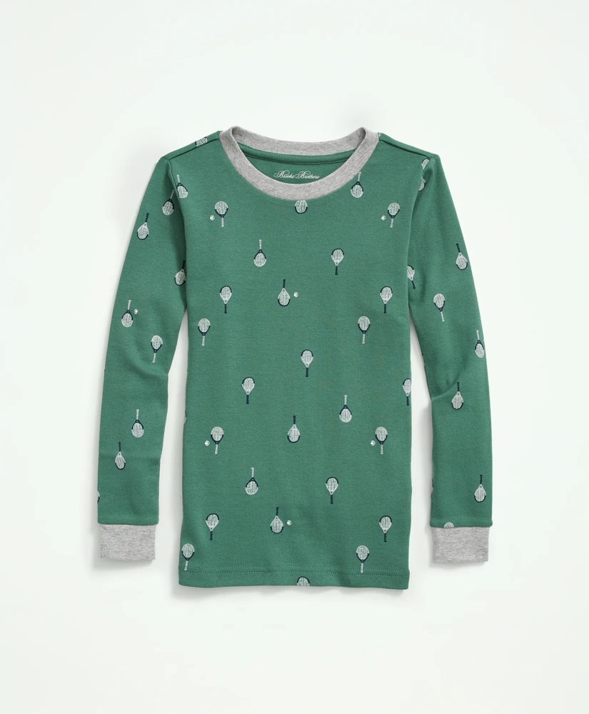 Kids Cotton Printed Pajama Set, image 2