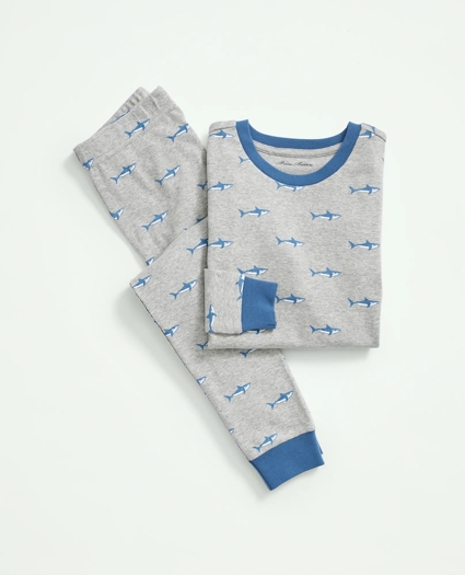 Kids Cotton Printed Pajama Set, image 1