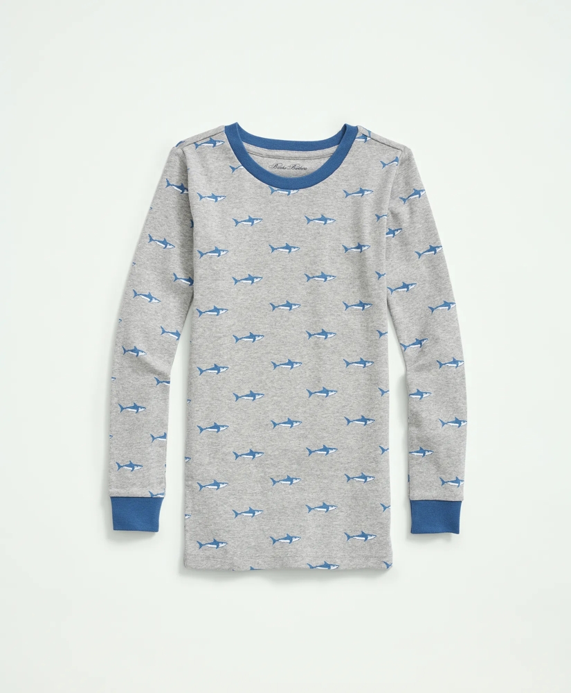 Kids Cotton Printed Pajama Set, image 2