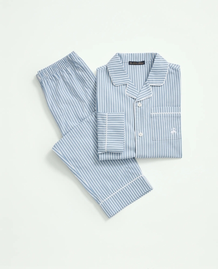 Kids Long Sleeve Button Up Pajama Set, image 1