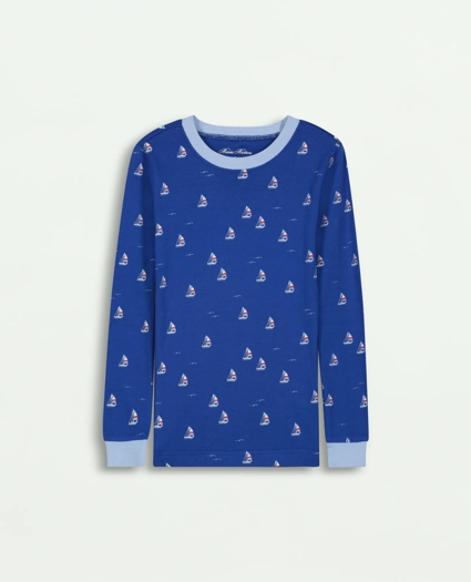 Boys Cotton Printed Pajama Set, image 2