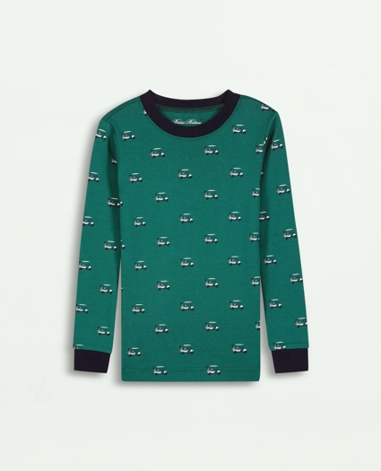 Boys Cotton Printed Pajama Set, image 2
