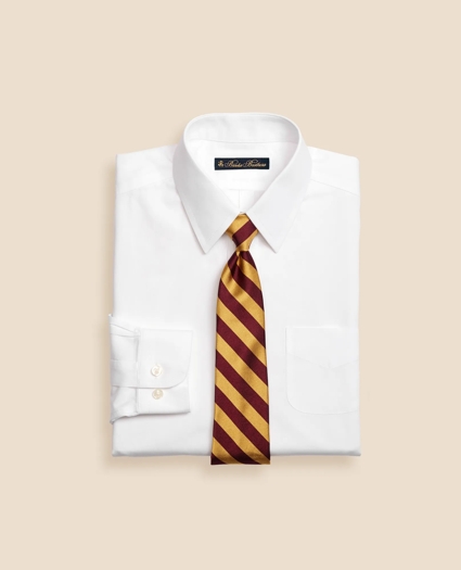 Boys Supima&reg; Cotton Oxford Pinpoint Non-Iron Forward Point Collar Dress Shirt