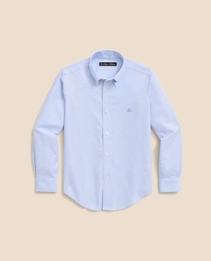 Boys Non-Iron Stretch Cotton Oxford Sport Shirt