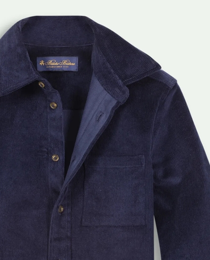 Boys Cotton Corduroy Shirt Jacket, image 2