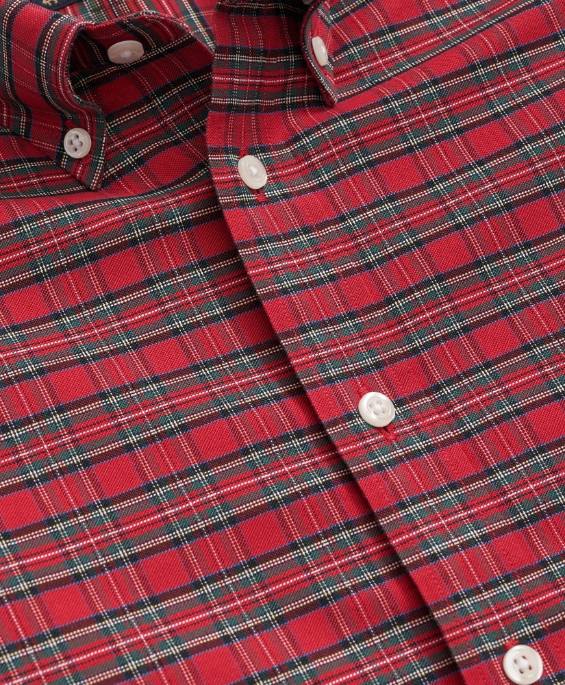 Boys Stretch  Cotton Non-Iron Oxford Polo Button Down Collar Stewart Shirt