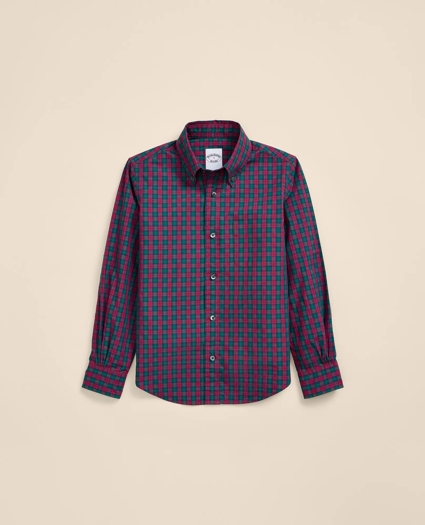 Boys Friday Shirt, Poplin Check