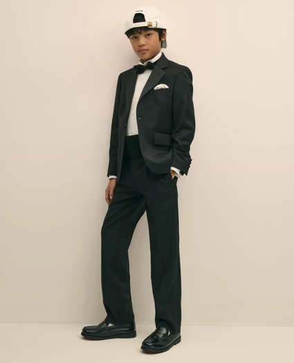 Boys Junior One-Button Tuxedo Jacket, image 2