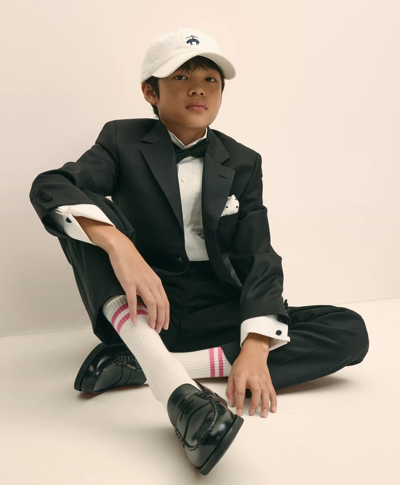 Boys Junior One-Button Tuxedo Jacket, image 5