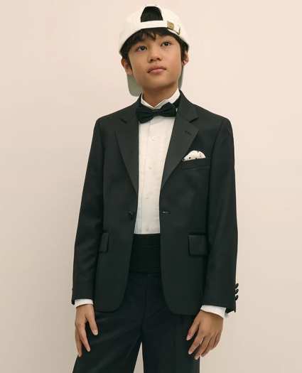 Boys Prep One-Button Tuxedo Jacket, image 1