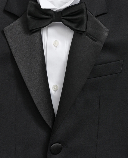 Boys Junior Stretch Wool Tuxedo Jacket, image 4