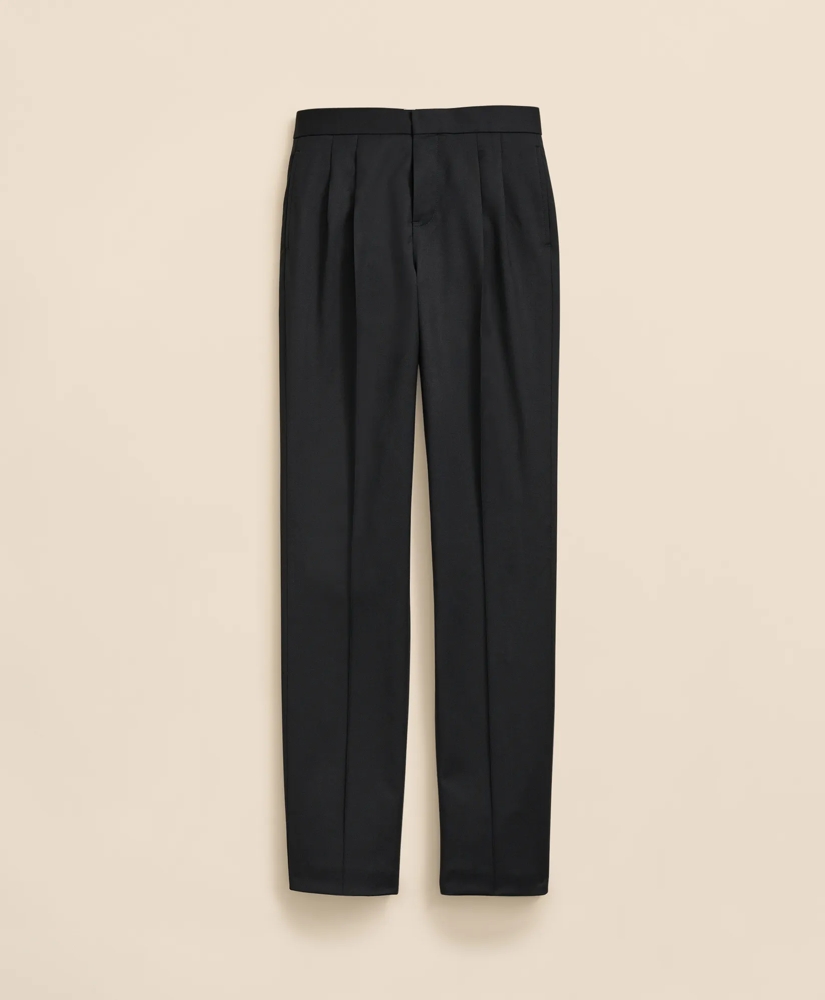 Boys Prep Stretch Wool Tuxedo Pants, image 2