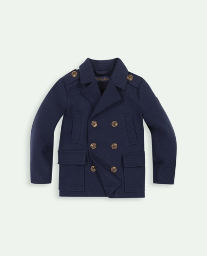 Boys Double Breasted Pea Coat, image 1