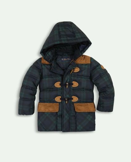 Kids Black Watch Duffle Coat, image 1