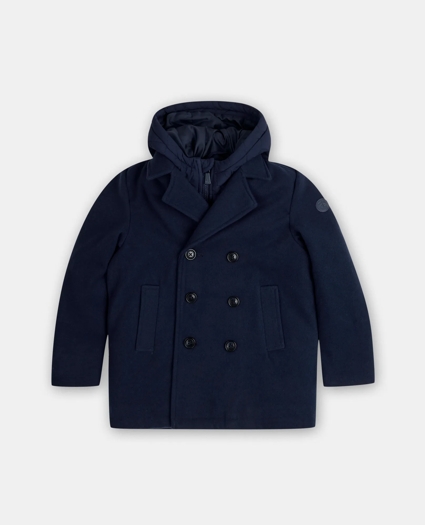 Boys 3-in-1 Peacoat with Quilted Interior Liner Jacket, image 1
