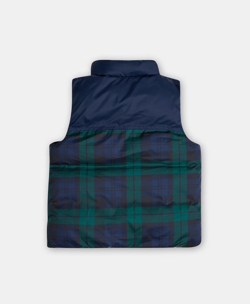 Boys Reversible Quilted Puffer Vest with Hood, image 3