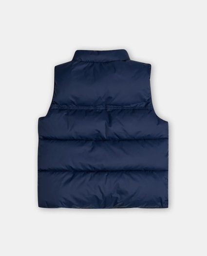 Boys Reversible Quilted Puffer Vest with Hood, image 4