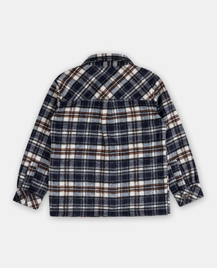 Boys Plaid Flannel Shirt Jacket, image 2