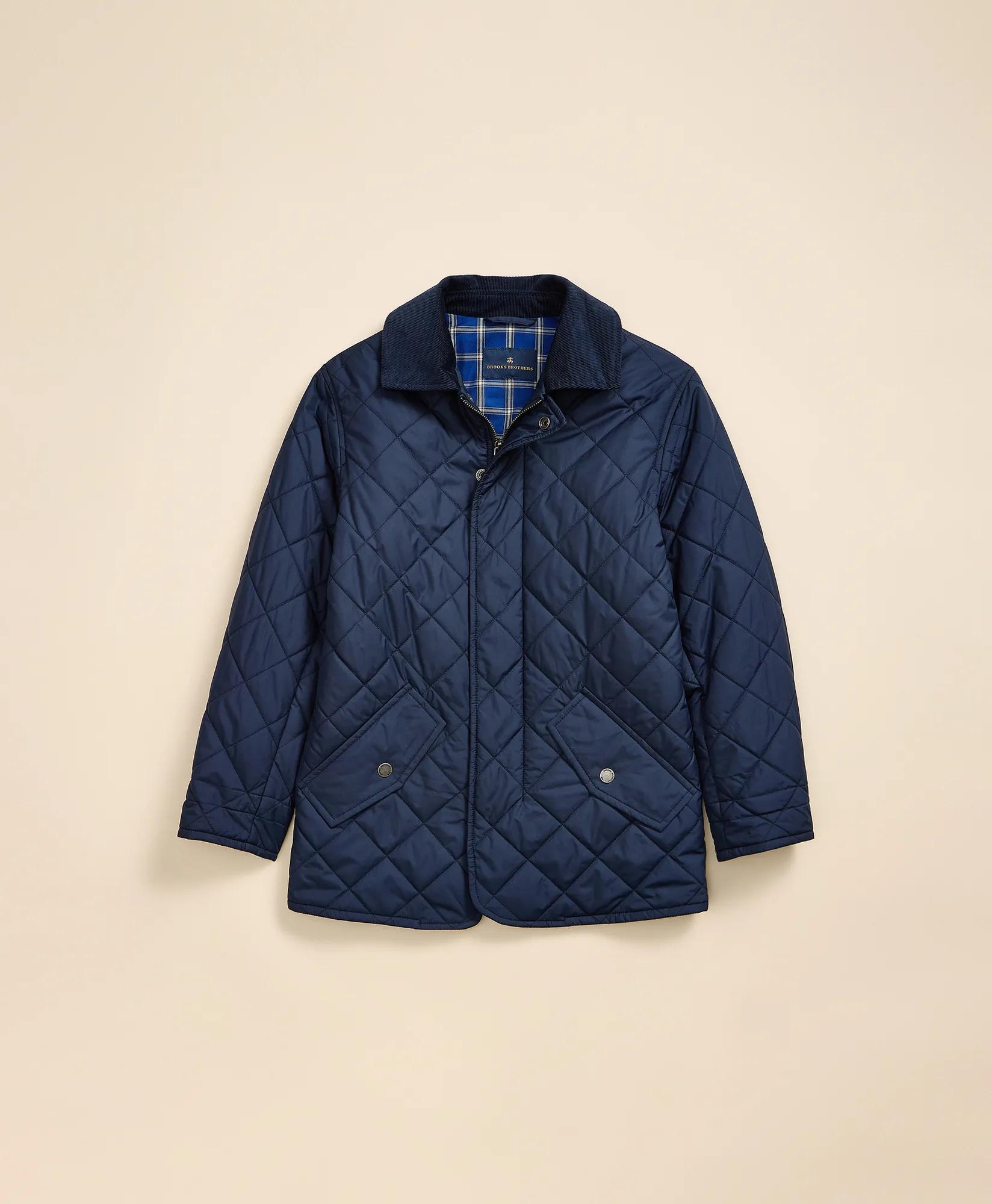 Boys Water-Repellent Quilted Jacket, image 2