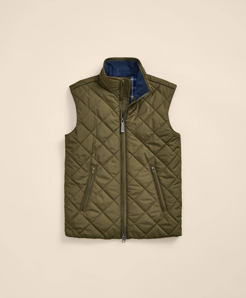 Boys Water-Repellent Quilted Vest, image 2