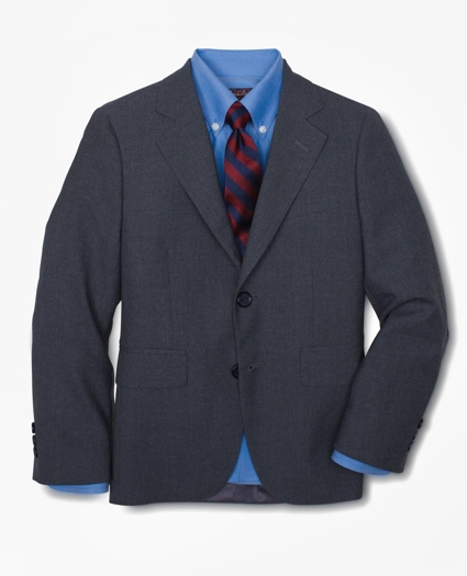 Boys Junior Two-Button Wool Suit Jacket