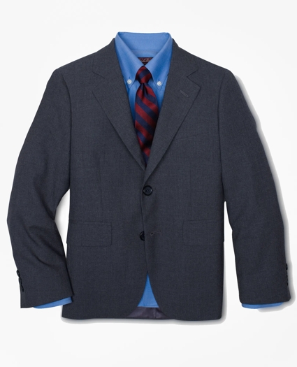 Boys Prep Two-Button Wool Suit Jacket