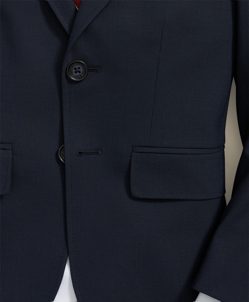 Boys Junior Two-Button Wool Suit Jacket, image 3