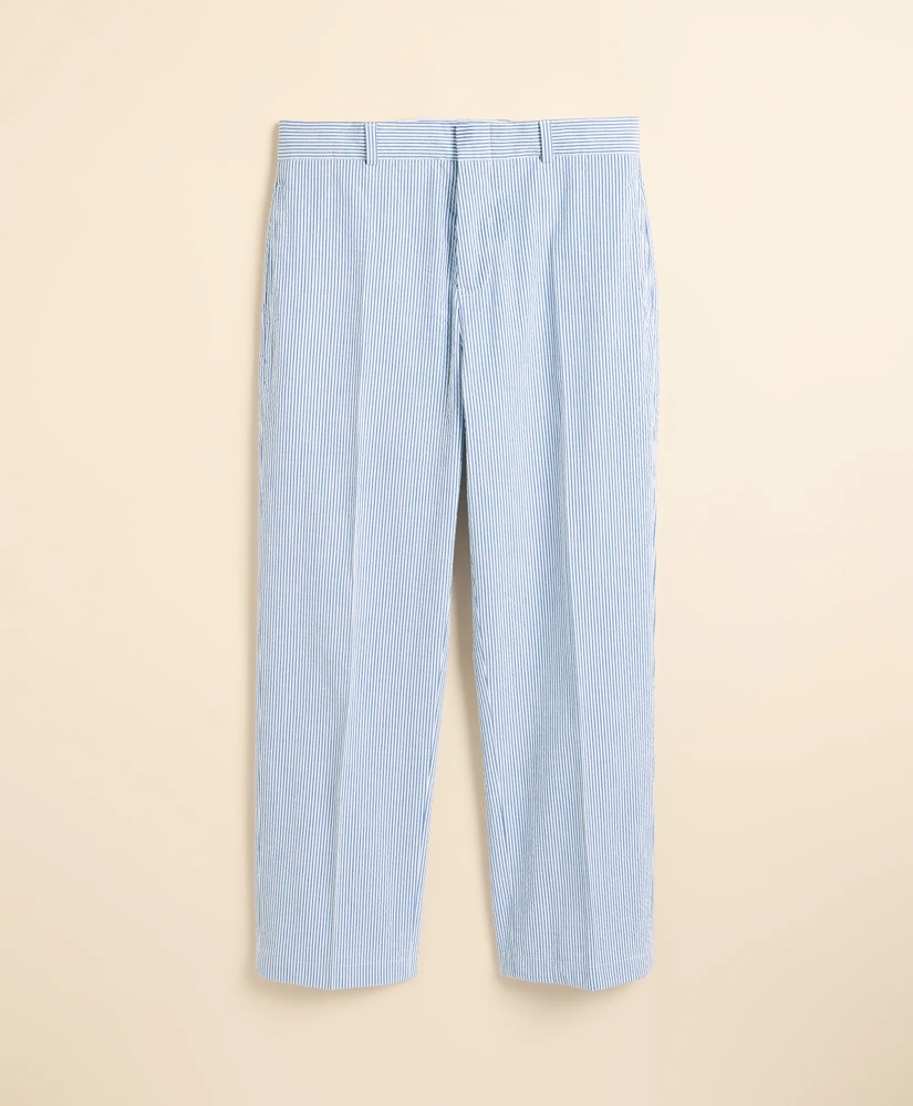 Boys Prep Stretch Cotton Seersucker Suit Pants, image 2