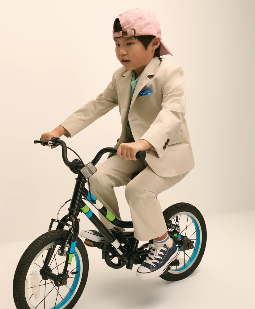 Boys Junior Stretch Cotton Suit Jacket, image 5