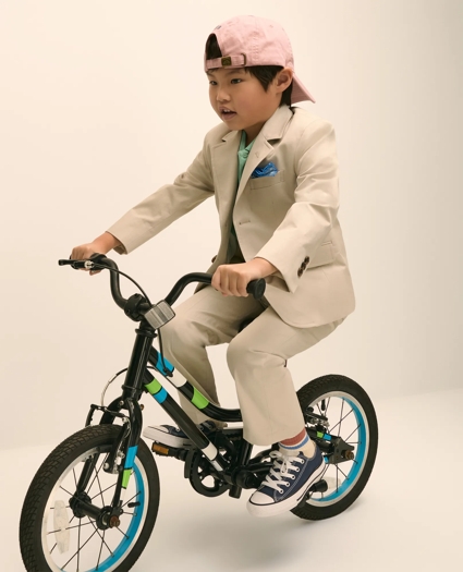 Boys Junior Stretch Cotton Suit Jacket, image 5