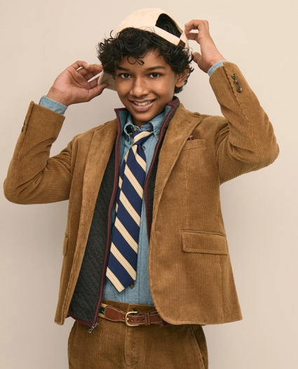Boys Cotton Corduroy Sport Coat, image 1