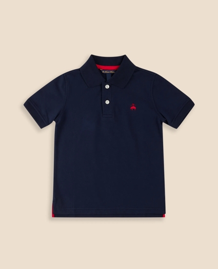 Boys Pique Polo Shirt, image 1