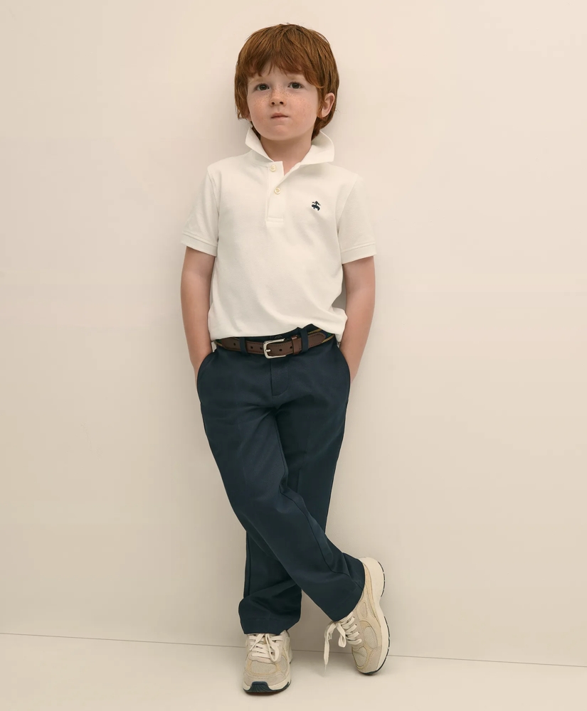Boys Pique Polo Shirt, image 2