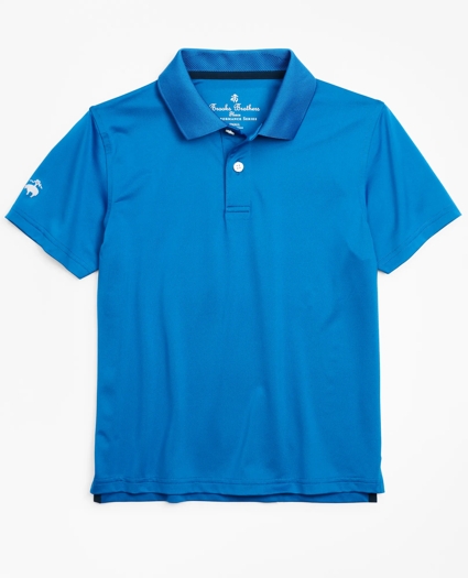 Boys Solid BrooksStretch&trade; Performance Series Polo Shirt
