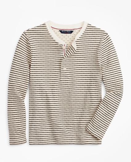 Boys Stripe Henley