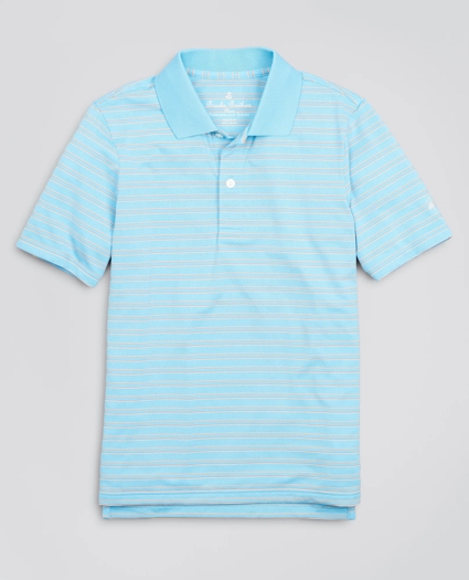 Boys BrooksStretch™ Performance Series Stripe Polo Shirt
