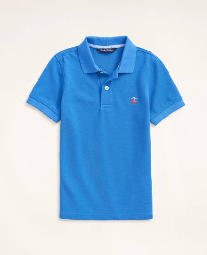 Boys Short-Sleeve Cotton Pique Polo Shirt