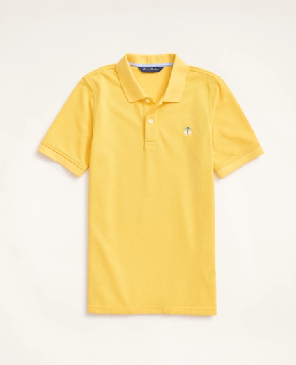 Boys Short-Sleeve Cotton Pique Polo Shirt