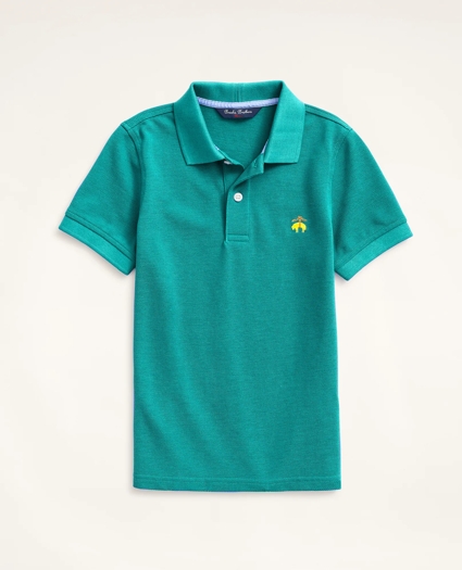 Boys Short-Sleeve Cotton Pique Polo Shirt