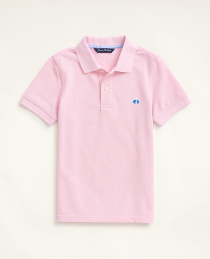 Boys Short-Sleeve Cotton Pique Polo Shirt