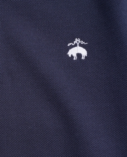 Boys Short-Sleeve Cotton Pique Polo Shirt, image 2