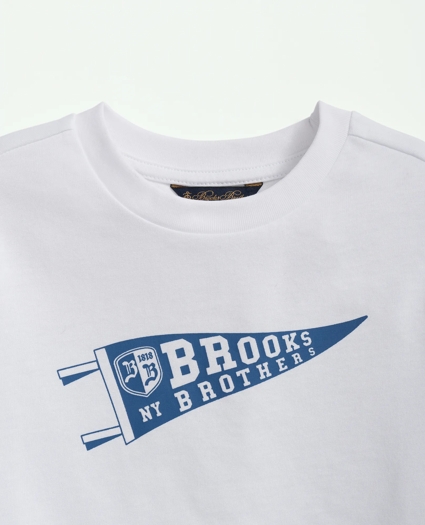 Boys Cotton Graphic Long Sleeve T-Shirt, image 2