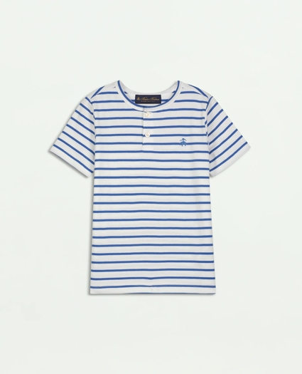 Boys Striped Henley T-Shirt