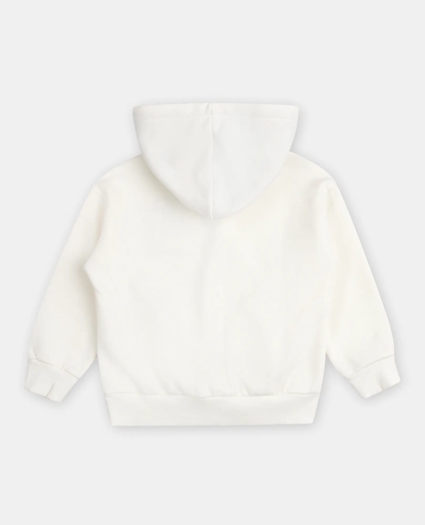 Boys Fleeced BB Patch Hoodie Sweatshirt, image 2