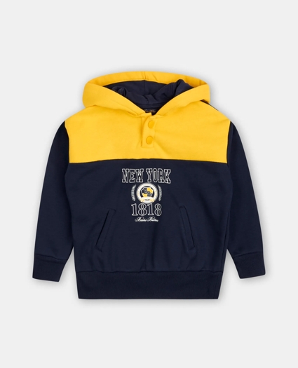 Boys Fleeced Graphic Hoodie Sweatshirt, image 1