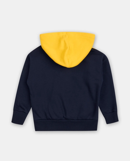 Boys Fleeced Graphic Hoodie Sweatshirt, image 2