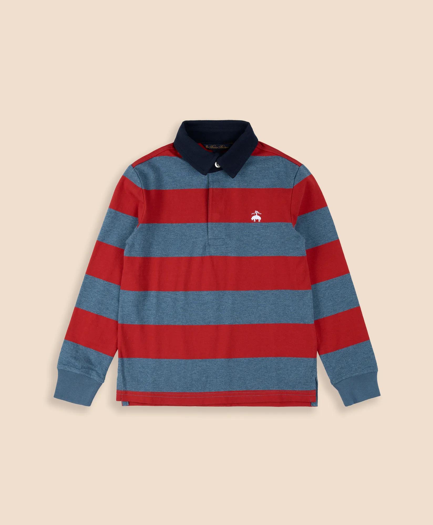 Boys Cotton Rugby Shirt, image 1