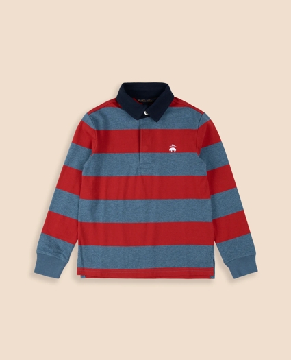 Boys Cotton Rugby Shirt, image 1