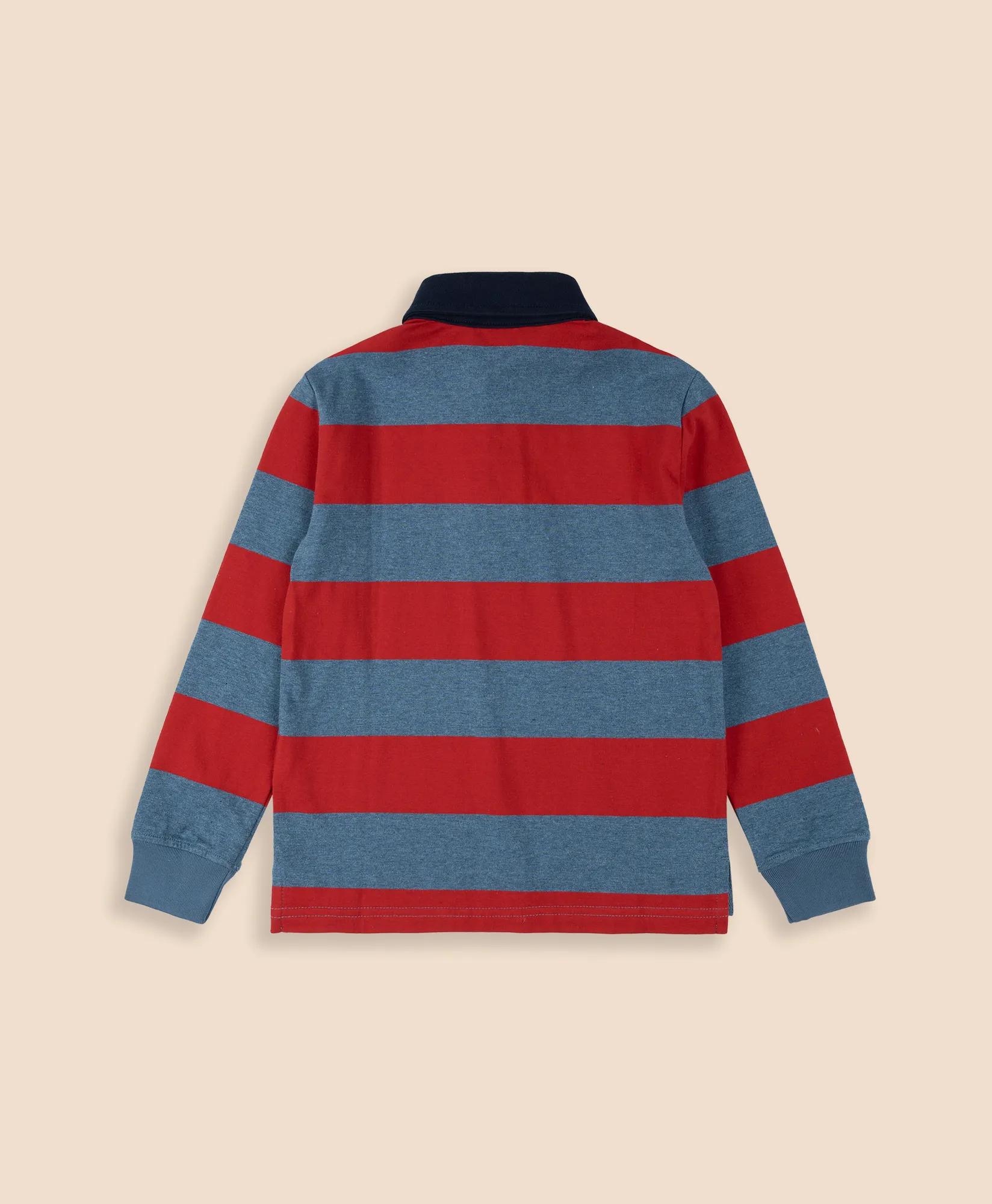 Boys Cotton Rugby Shirt, image 2
